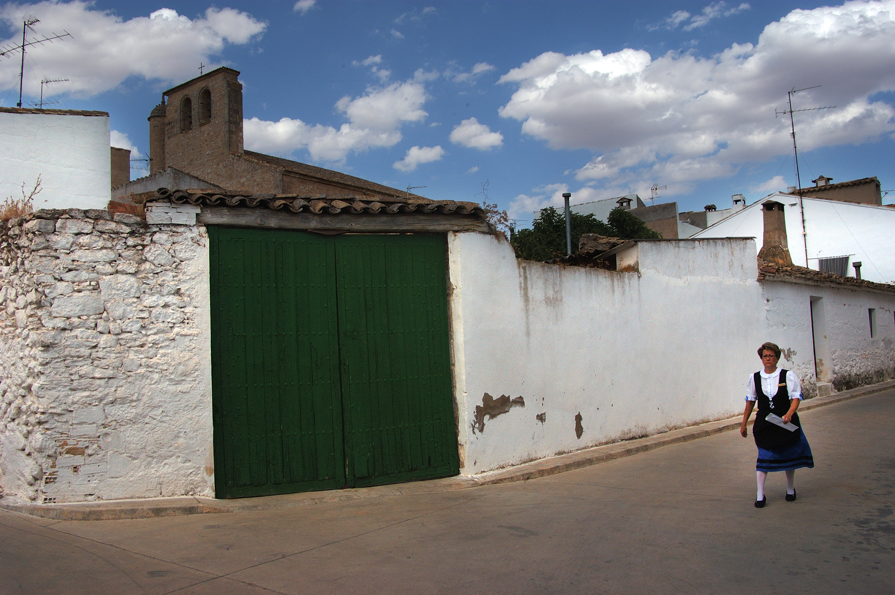 Una calle de Alarcón (Cuenca).